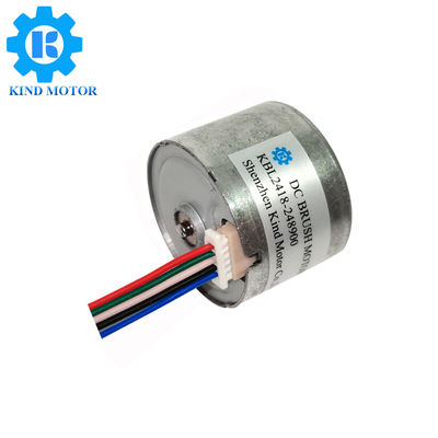 2mm 샤프트 저소음 24mm bl2418 dc 6v 12v 14.4v 18v 24v 볼 베어링 인코더가있는 브러시리스 모터