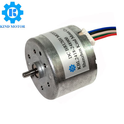 2mm 샤프트 저소음 24mm bl2418 dc 6v 12v 14.4v 18v 24v 볼 베어링 인코더가있는 브러시리스 모터