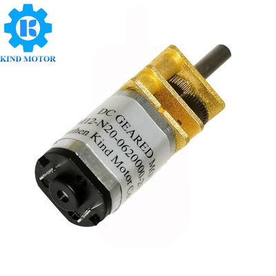 저잡음 0.5 인치 12mm N10 N20 N30 3v 5v 6v 금속 카본 브러쉬 기어 모터