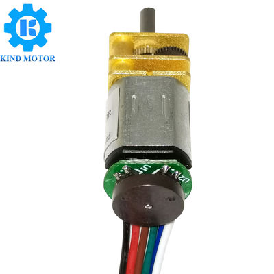 인코더가 있는 12mm N10 n20 n30 6v 12v 마이크로 브러시 기어 모터