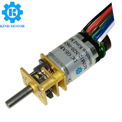인코더가 있는 12mm N10 n20 n30 6v 12v 마이크로 브러시 기어 모터