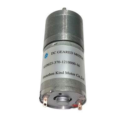 25x4mm 중심 긴 샤프트 브러시 기어 들 모우터 5000rpm 방진의