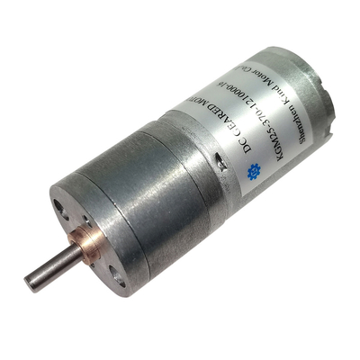 25x4mm 중심 긴 샤프트 브러시 기어 들 모우터 5000rpm 방진의