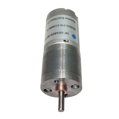 25x4mm 중심 긴 샤프트 브러시 기어 들 모우터 5000rpm 방진의