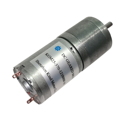 25x4mm 중심 긴 샤프트 브러시 기어 들 모우터 5000rpm 방진의