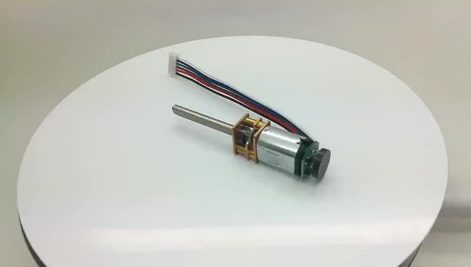 마이크로 고 토크 300 rpm 3v 5v 6v 12v 12 볼트 24v n20 dc 샤프트 기어 모터와 12mm 기어 박스 및 ppr 인코더