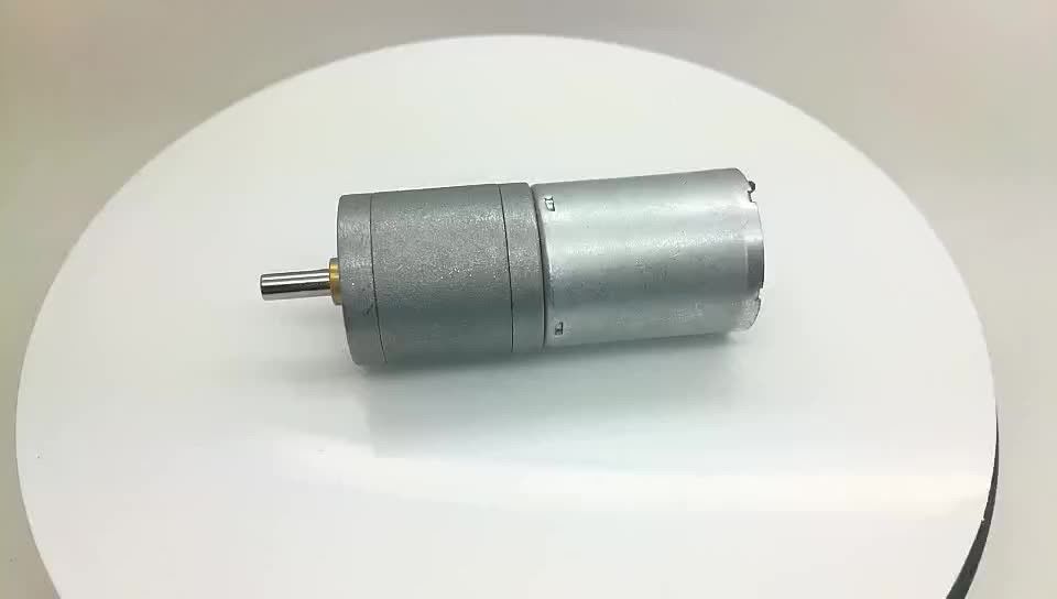 마이크로 조용 저속 소 전기 16mm 20mm 25mm 37mm 탄소 붓 6V 18v 12 rpm 기어 모터