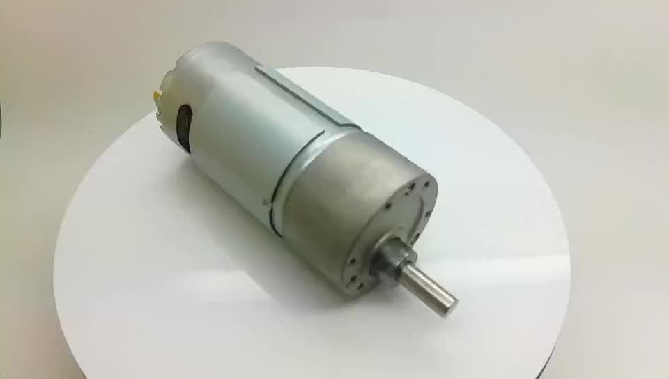 KGM37-555 35mm 37mm DC 12v 24v 80 rpm 100 rpm 6mm 샤프트 DC 변속기 모터