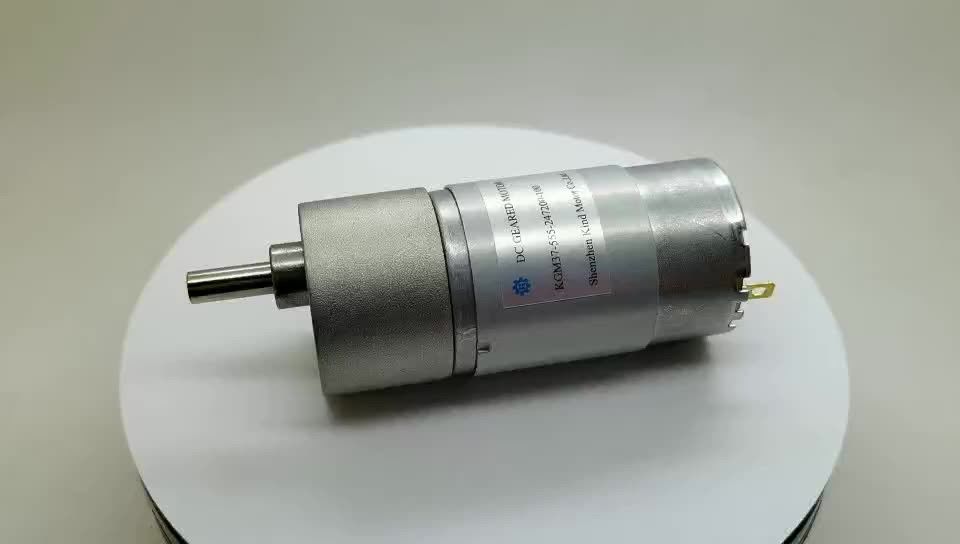 높은 토크 gm37-555 다이아 35mm 37mm 특이한 샤프트 12v 30rpm 180rpm 강력한 dc 기어 모터