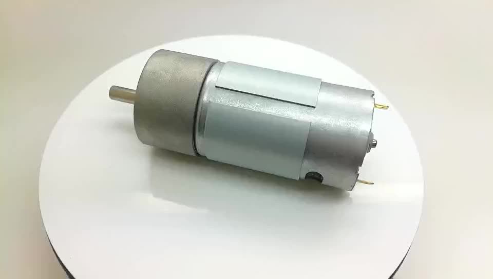 마이크로 높은 토크 낮은 속도 9 볼트 6v 12 볼트 18v dc 모터 35mm 37mm 금속 변속기 브러시 rs 550 rs 555