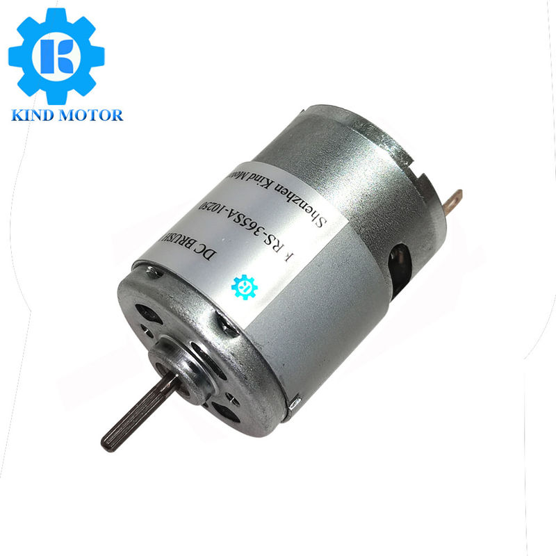 Pmdc 이중 출력 2.3mm 샤프트 Dc 5v 6v 12v 24v Rs Rc 360 365 카본 브러시 모터