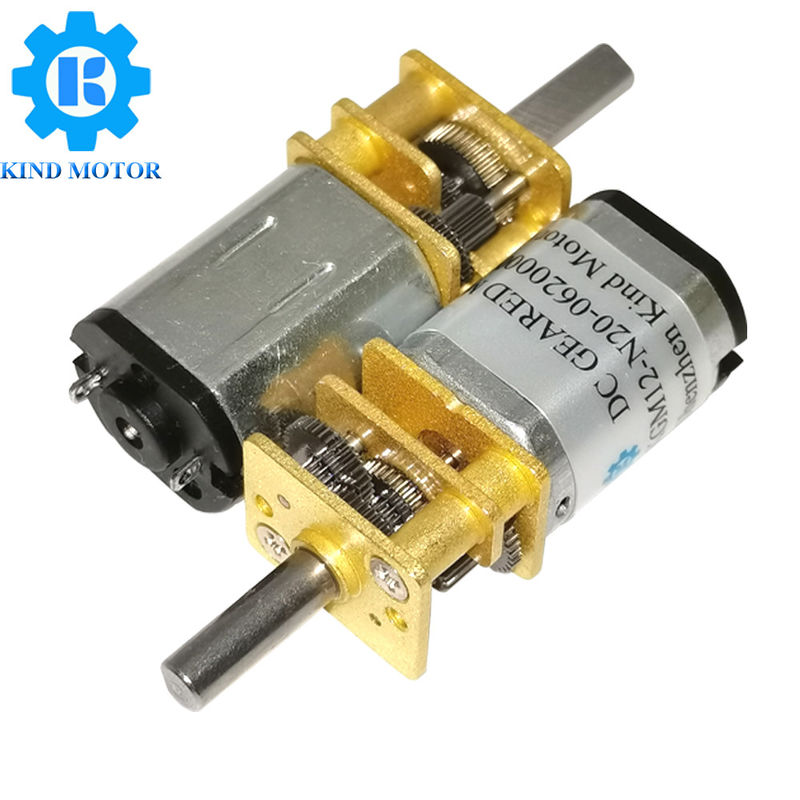 저잡음 0.5 인치 12mm N10 N20 N30 3v 5v 6v 금속 카본 브러쉬 기어 모터